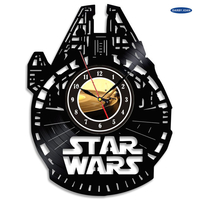 Small Star wars Millennium Falcon Clock  3D Printing 200075