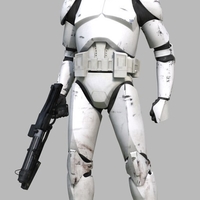Small Star Wars Clone Trooper Phase 2 Full Armor 3D print model 3D Printing 200098