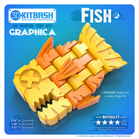 Graphica: Fish - 3DKitbash.com - Print & Play - Thumbnail 2
