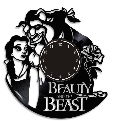 Beauty and the Beast Clock 3D Print 200180