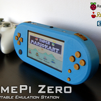Small GamePi Zero - The Portable Emulation Console 3D Printing 200200