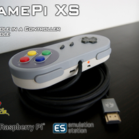 Small GamePi XS - The Plug'n'Play Emulation Console 3D Printing 200212