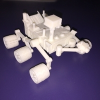 Small Curiosity Rover 3D 3D Printing 200227
