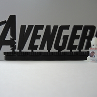 Small Avengers Rotating Logo 3D Printing 200317