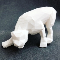 Small LowPoly Pantera Art Sculpture 3D Printing 200501