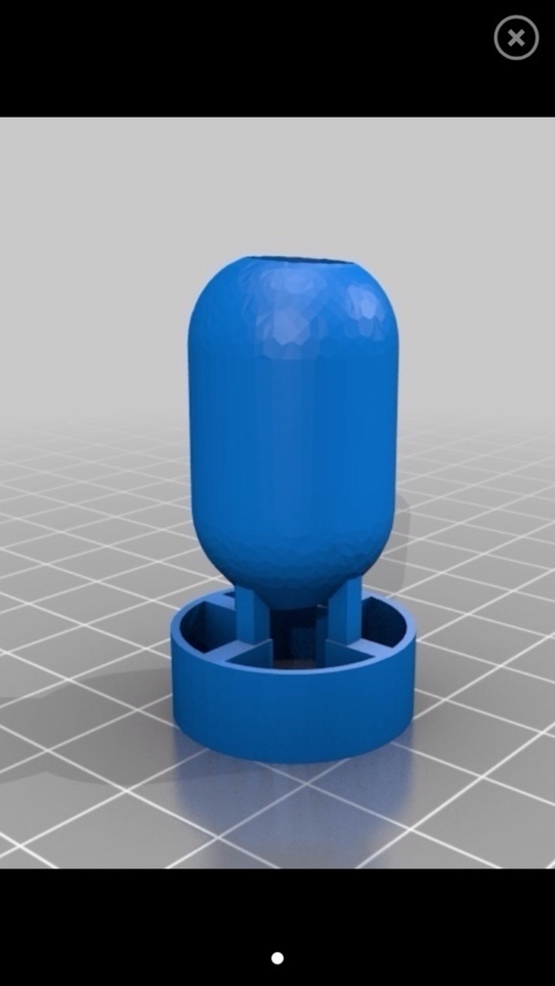 bomb shaped Paracord bead