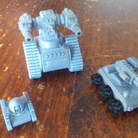 Small Battle Drones for Tabletop Gaming. 3D Printing 201070