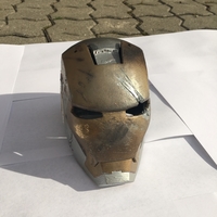 Small iron man helmet  3D Printing 201329