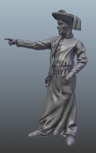 Prince Henry the Navigator / Infante Dom Henrique 3D Print 201444 Prince Henry the Navigator / Infante Dom Henrique 3D Print 201444