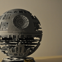 Small Death Star (HQ model + Lamp) May4th offer 3D Printing 201709