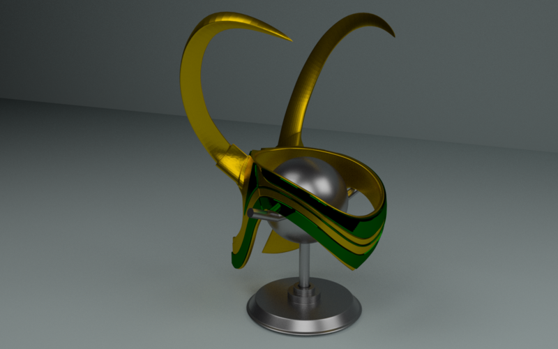 Loki Helmet 3D Print 201769 Loki Helmet 3D Print 201769