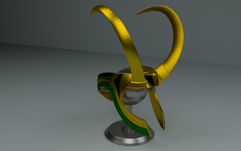 Loki Helmet 3D Print 201771 Loki Helmet 3D Print 201771