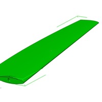 Small Surfski rudder plug for moulding/casting from. 3D Printing 20179