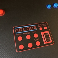 Small Arcade Machine Directions Card 3D Printing 201880