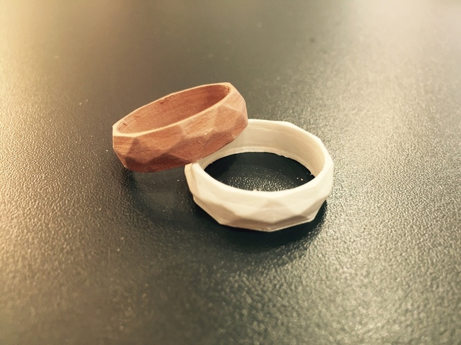 Low poly ring  3D Print 20198