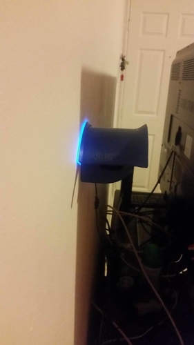 Headphone stand with EL wire 3D Print 202040 Headphone stand with EL wire 3D Print 202040