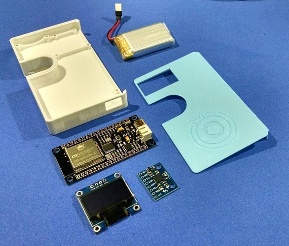 IoT Smart Wallet (with Firebbetle ESP32 and Arduino IDE) 3D Print 202392