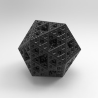 Small 3d fractal object with stl 3D Printing 202766