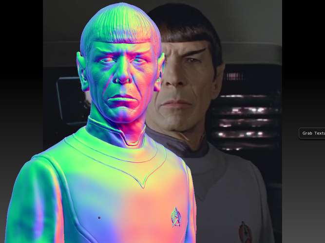 Mr. Spock from Star Trek. Leonard Nimoy 3D Print 203173