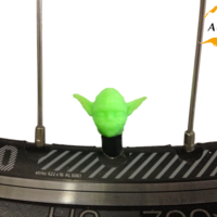 Small Yoda Bicycle Tyre Caps Bike Car Van Truck Valve Wheel Star Wars 3D Printing 203245
