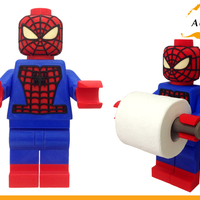 Small Lego Spider Man Toilet Roll Holder Bathroom Decor Hook Hanger 3D Printing 203416