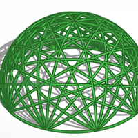 Small geodesic dome 3D Printing 203426