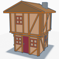 Small medieval house 3D Printing 203693