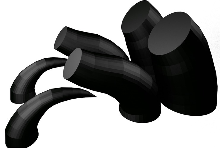 MALEFICENT HORNS 3D Print 20376 MALEFICENT HORNS 3D Print 20376