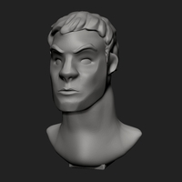 Small Fortnite Character Bust 3D Printing 203775