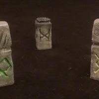 Small Akralon Resonating Celtic Rune Stone 3D Printing 20385
