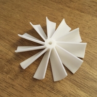 Small Fan Blade 60x10mm 3D Printing 203984
