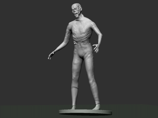 Zombie 3D Print 204029 Zombie 3D Print 204029
