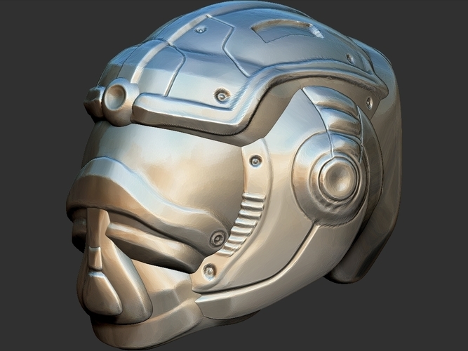 Sci Fi Helmet 3D Print 204054 Sci Fi Helmet 3D Print 204054