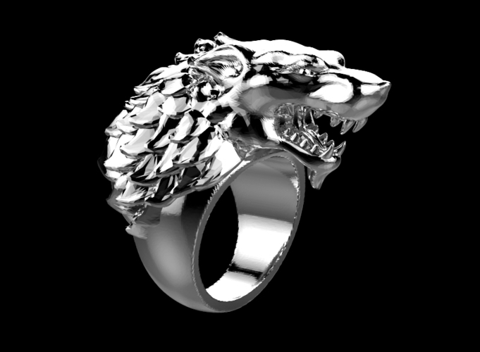 GoT Ring 3D Print 204114 GoT Ring 3D Print 204114