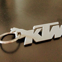 Small logo moto KTM keychain - portachiavi 3D Printing 204758