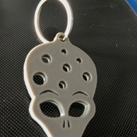 Small Alien Heads Keychain - portachiavi teste alieno 3D Printing 204759