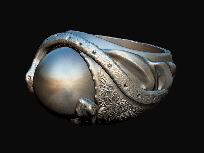 Organic Ring 3D Print 204777 Organic Ring 3D Print 204777