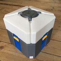 Small Overwatch Loot Box 3D Printing 205229