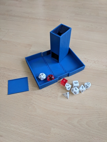 Dice Tower and Dice Box 3D Print 205239