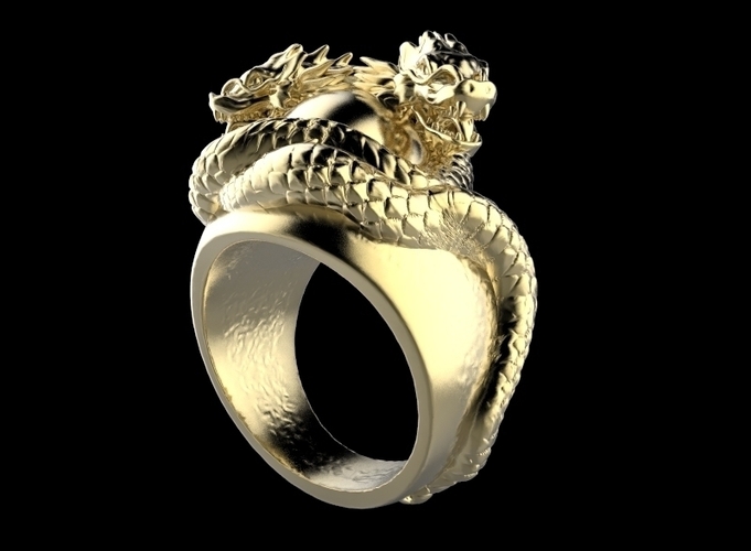 Dragons Ring 3D Print 205310 Dragons Ring 3D Print 205310