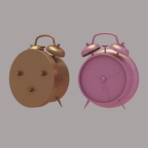 Alarm clock 3D Print 205630 Alarm clock 3D Print 205630