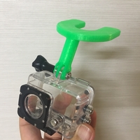Small gopro mouthpiece mount 3D Printing 206014