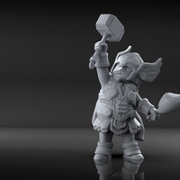 Small Chubby Thor (low res) 3D Printing 206057