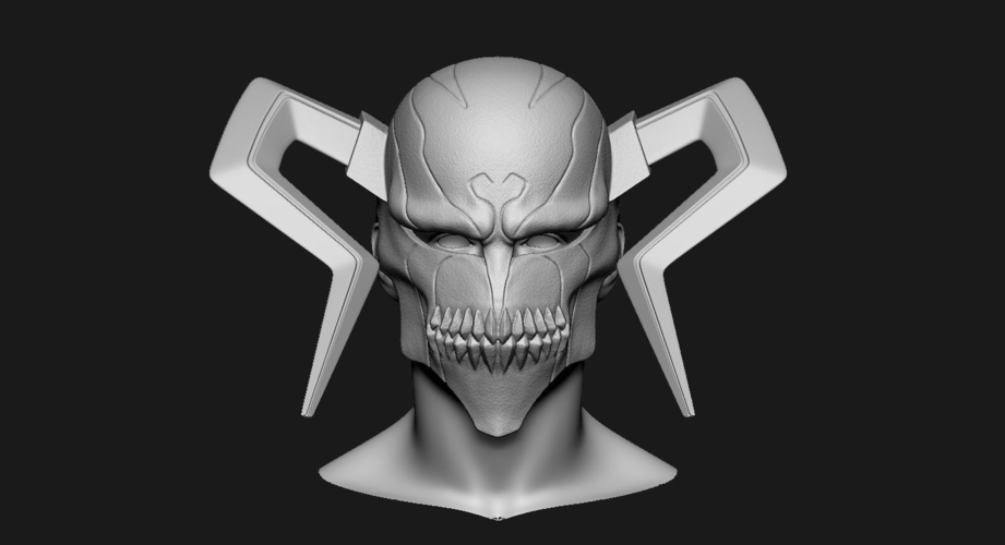 The Whole Hollow Mask - Kurosaki Ichigo - Bleach 3D Print 206227