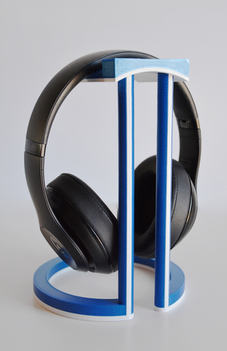Dual Color Infinity Headphone Stand 3D Print 206569