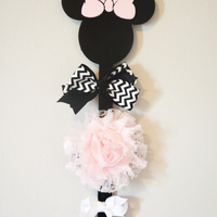 Small Minnie Mouse Bow Holder 3D Printing 206577