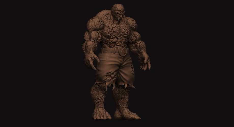 The Thing - Fantastic Four - Marvel 3D Print 206825