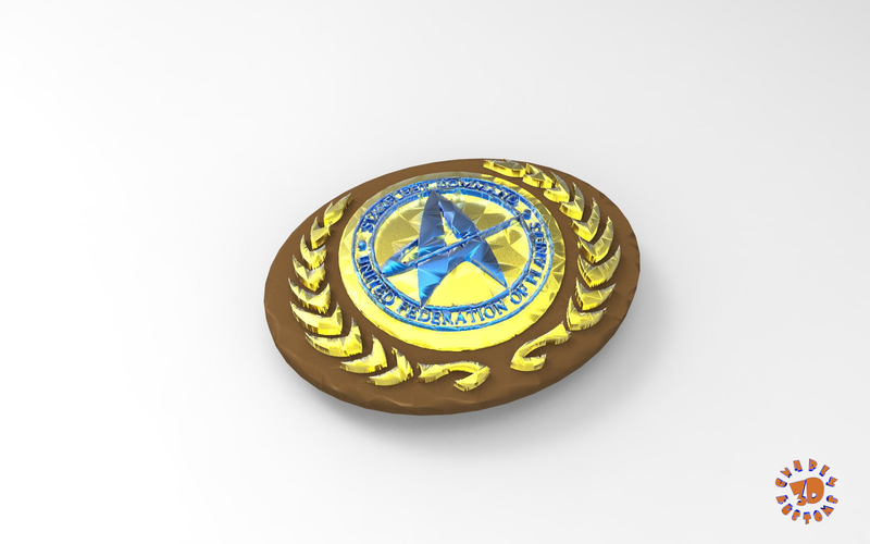 Starfleet Command Belt Buckle Ver 1&2 w/2 Pt Epoxy Pouring Block 3D Print 206952 Starfleet Command Belt Buckle Ver 1&2 w/2 Pt Epoxy Pouring Block 3D Print 206952