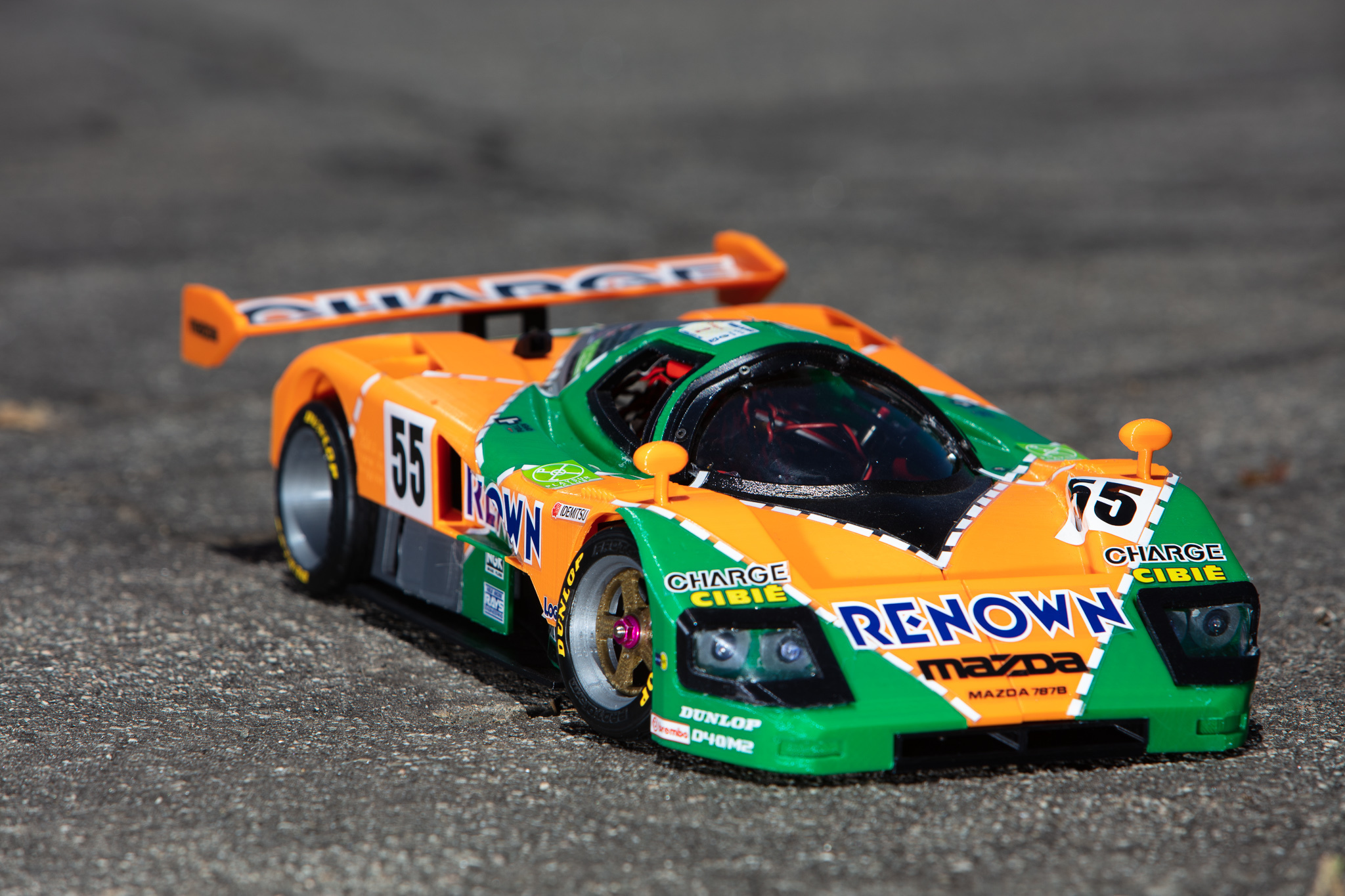 3D Printed Mazda 787B 3d Printed RC Car by brett turnage | Pinshape