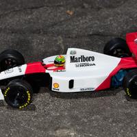 Small Aryton Senna's Mclaren MP4/6 3d Printed RC Car 3D Printing 207091